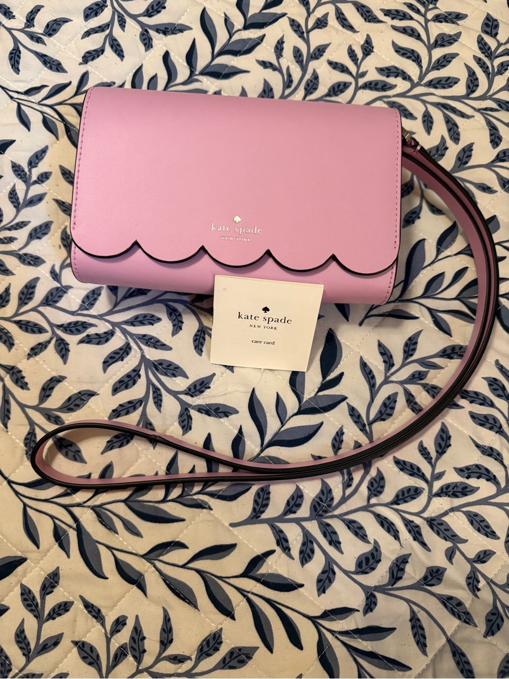 kate spade Pink Scallop Flap Crossbody Bag